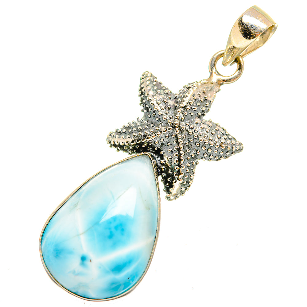Larimar Pendants handcrafted by Ana Silver Co - PD9783