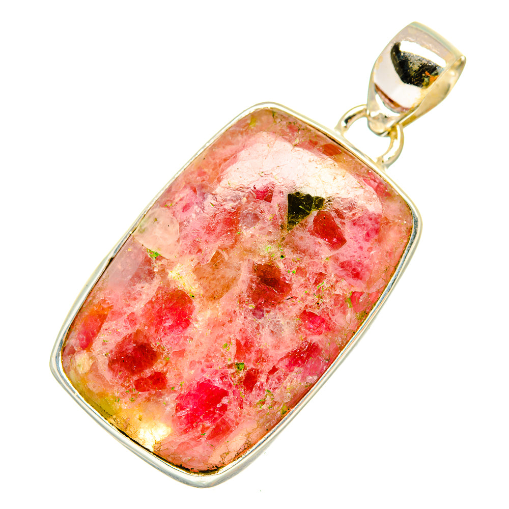 Pink Tourmaline Pendants handcrafted by Ana Silver Co - PD9784