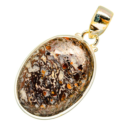 Dinosaur Bone Pendants handcrafted by Ana Silver Co - PD9796