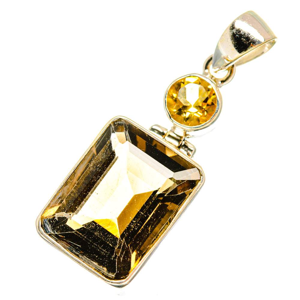 Smoky Quartz Pendants handcrafted by Ana Silver Co - PD9808