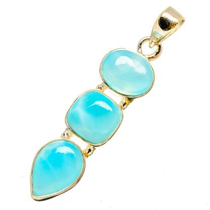 Larimar Pendants handcrafted by Ana Silver Co - PD9818