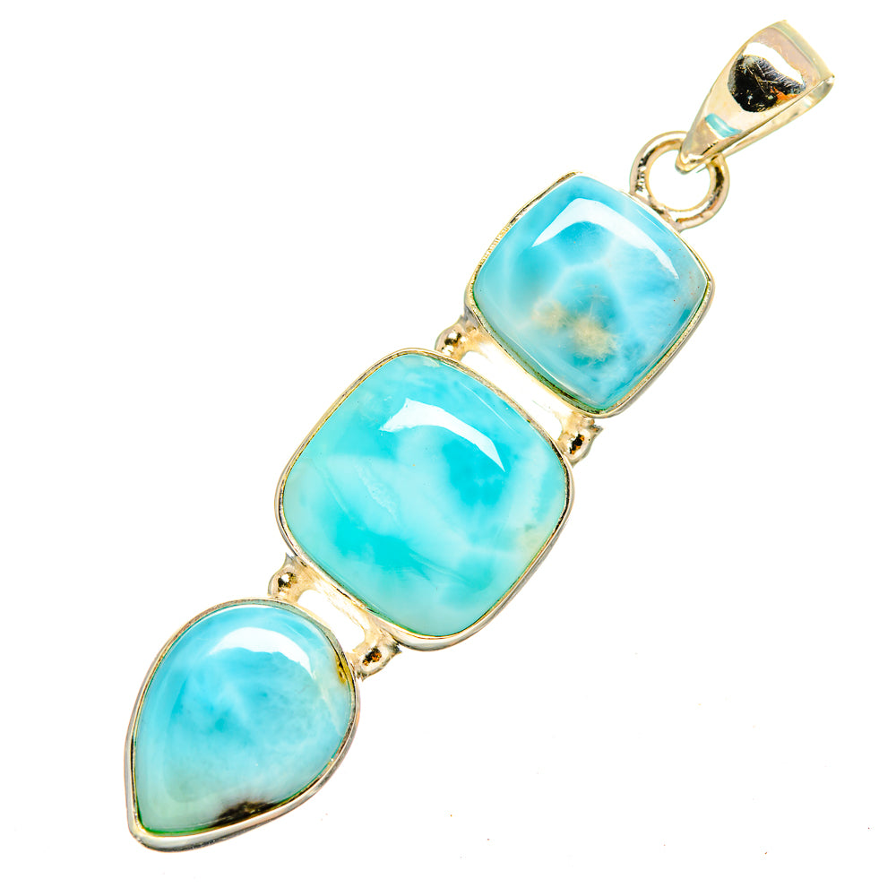 Larimar Pendants handcrafted by Ana Silver Co - PD9819