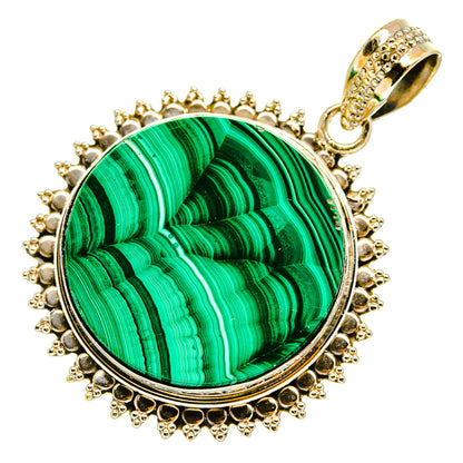 Malachite Pendants handcrafted by Ana Silver Co - PD9842