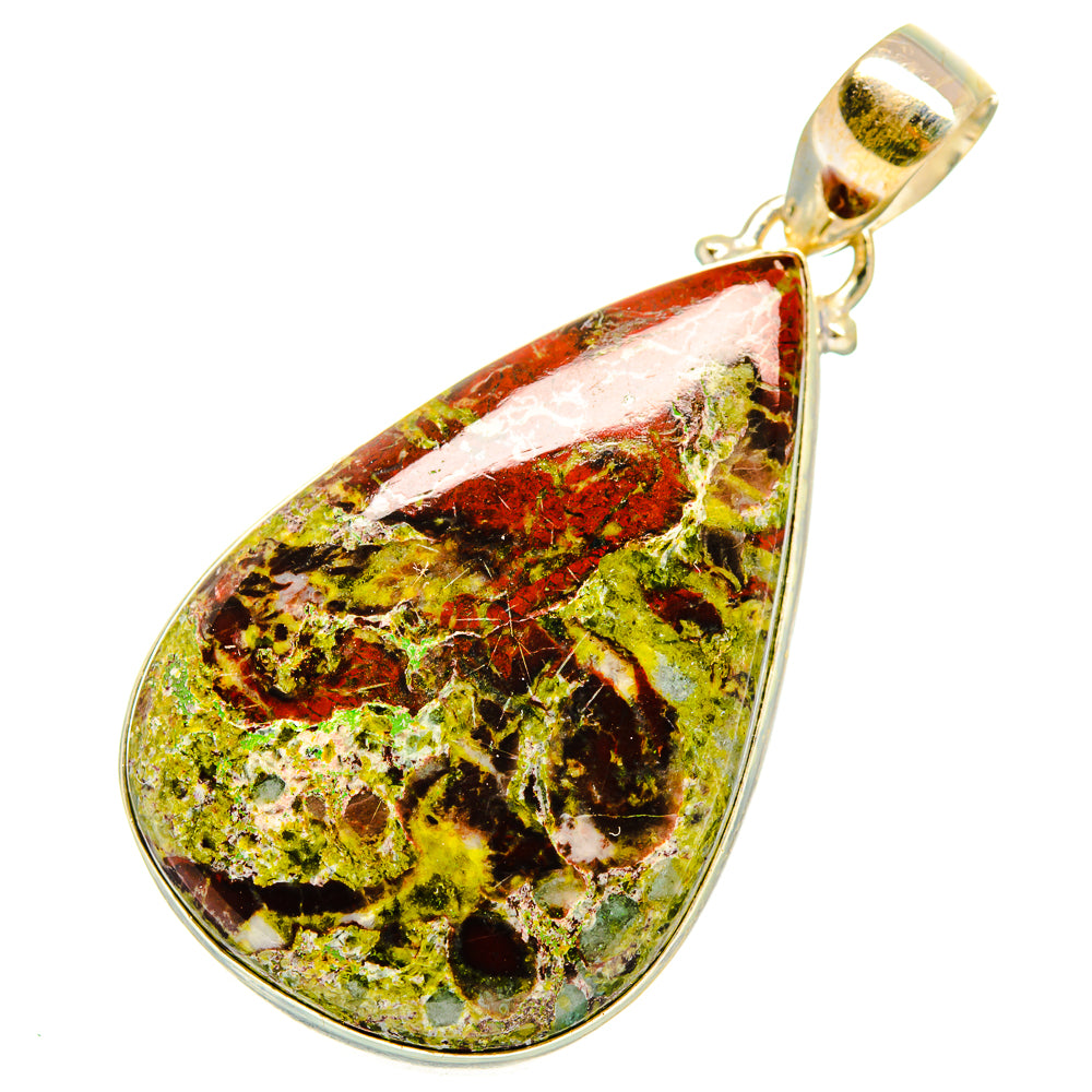 Dragon Blood Jasper Pendants handcrafted by Ana Silver Co - PD9844