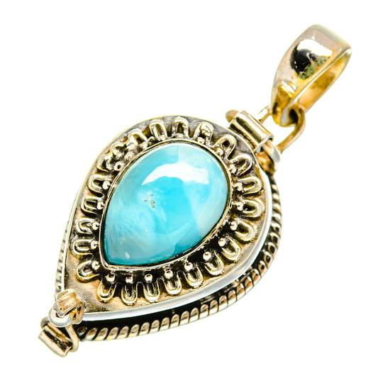Larimar Pendants handcrafted by Ana Silver Co - PD9848 - Photo 2