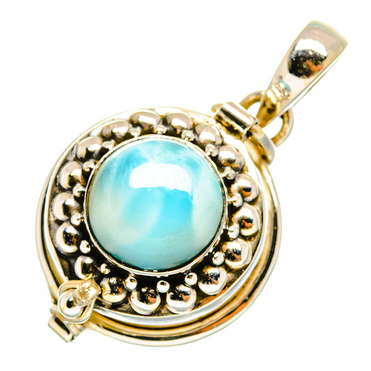 Larimar Pendants handcrafted by Ana Silver Co - PD9853
