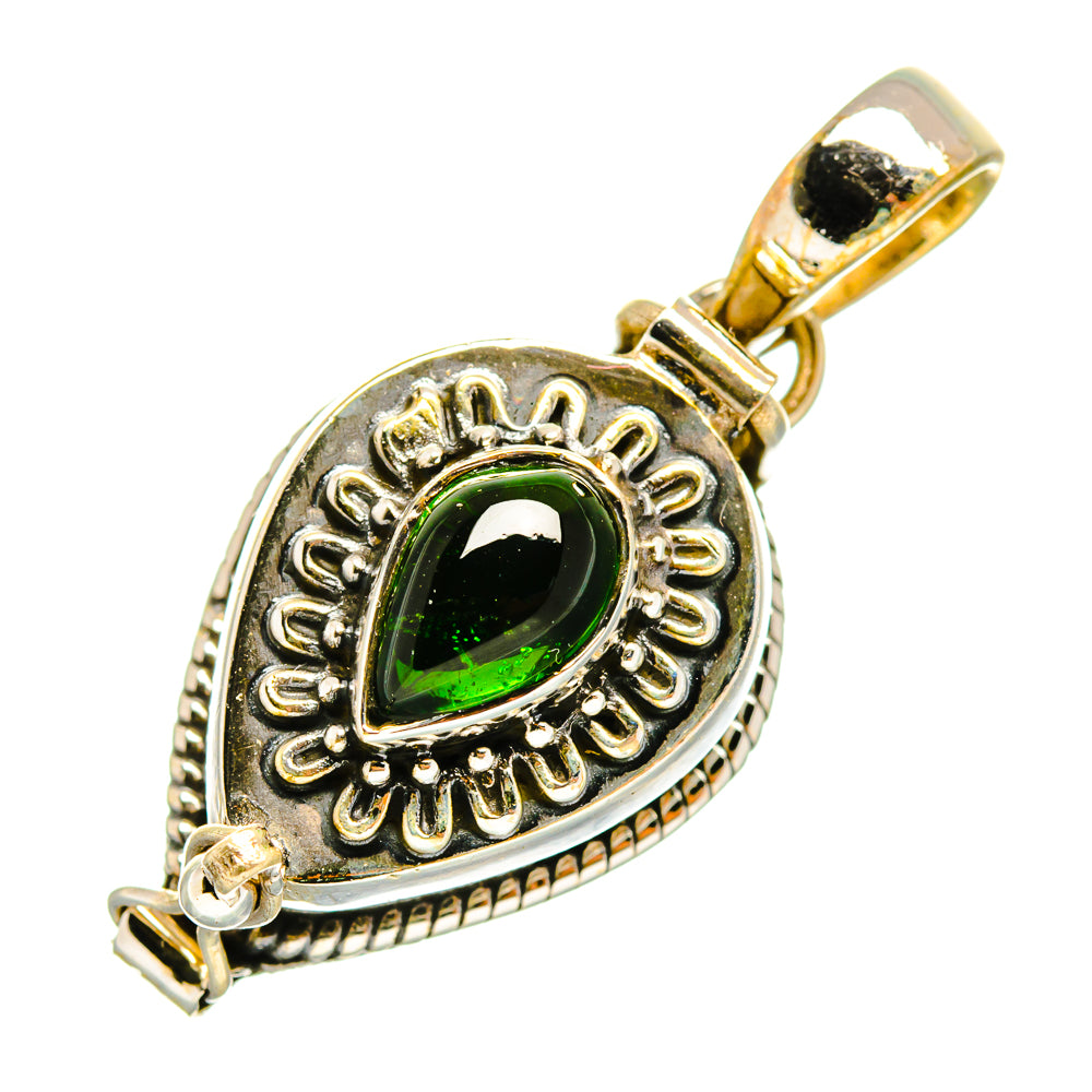 Chrome Diopside Pendants handcrafted by Ana Silver Co - PD9858