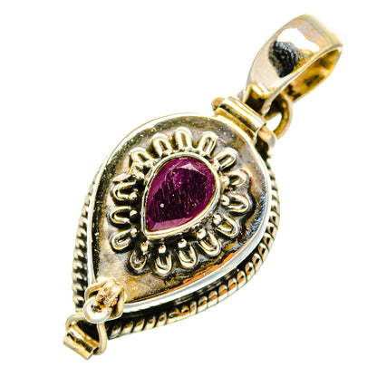 Ruby Pendants handcrafted by Ana Silver Co - PD9864