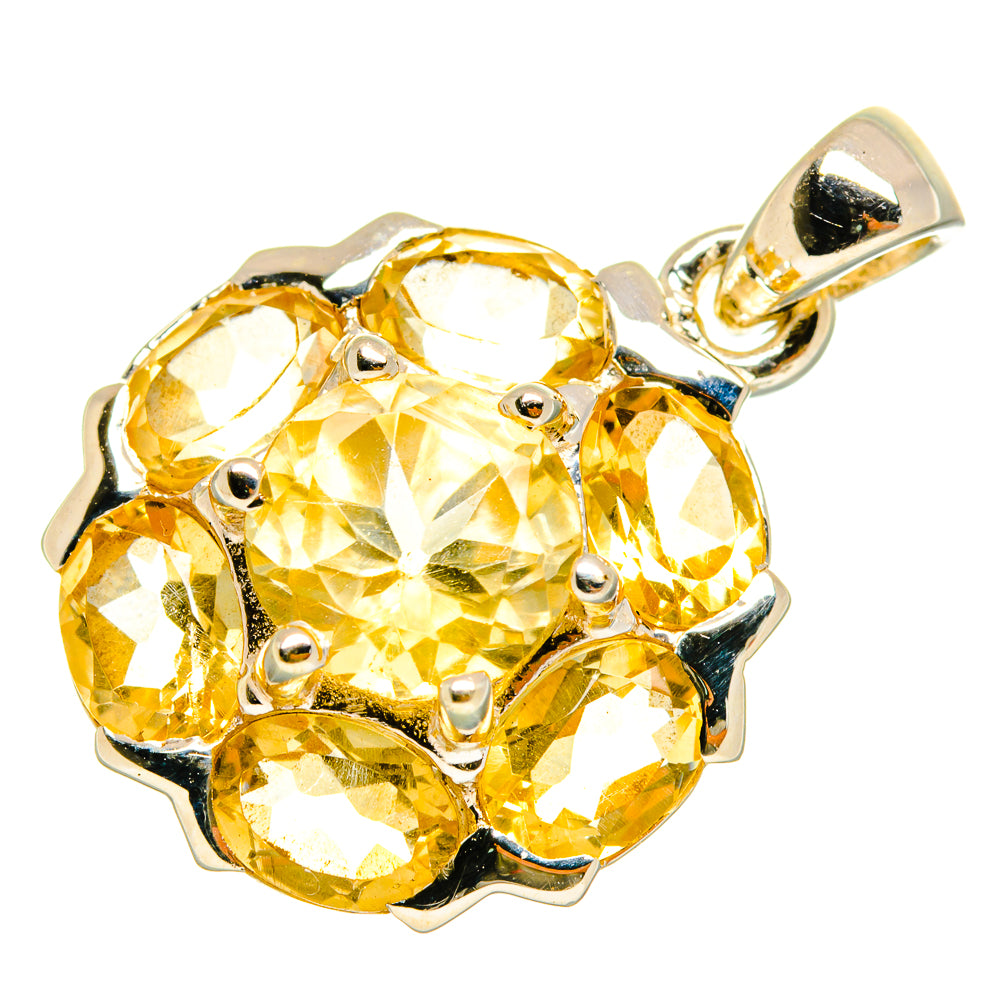 Citrine Pendants handcrafted by Ana Silver Co - PD9874