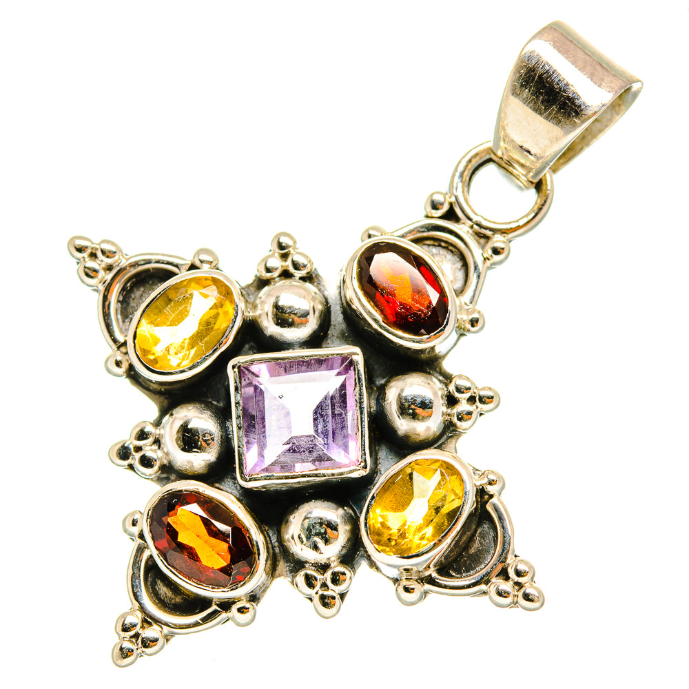 Amethyst Pendants handcrafted by Ana Silver Co - PD9879