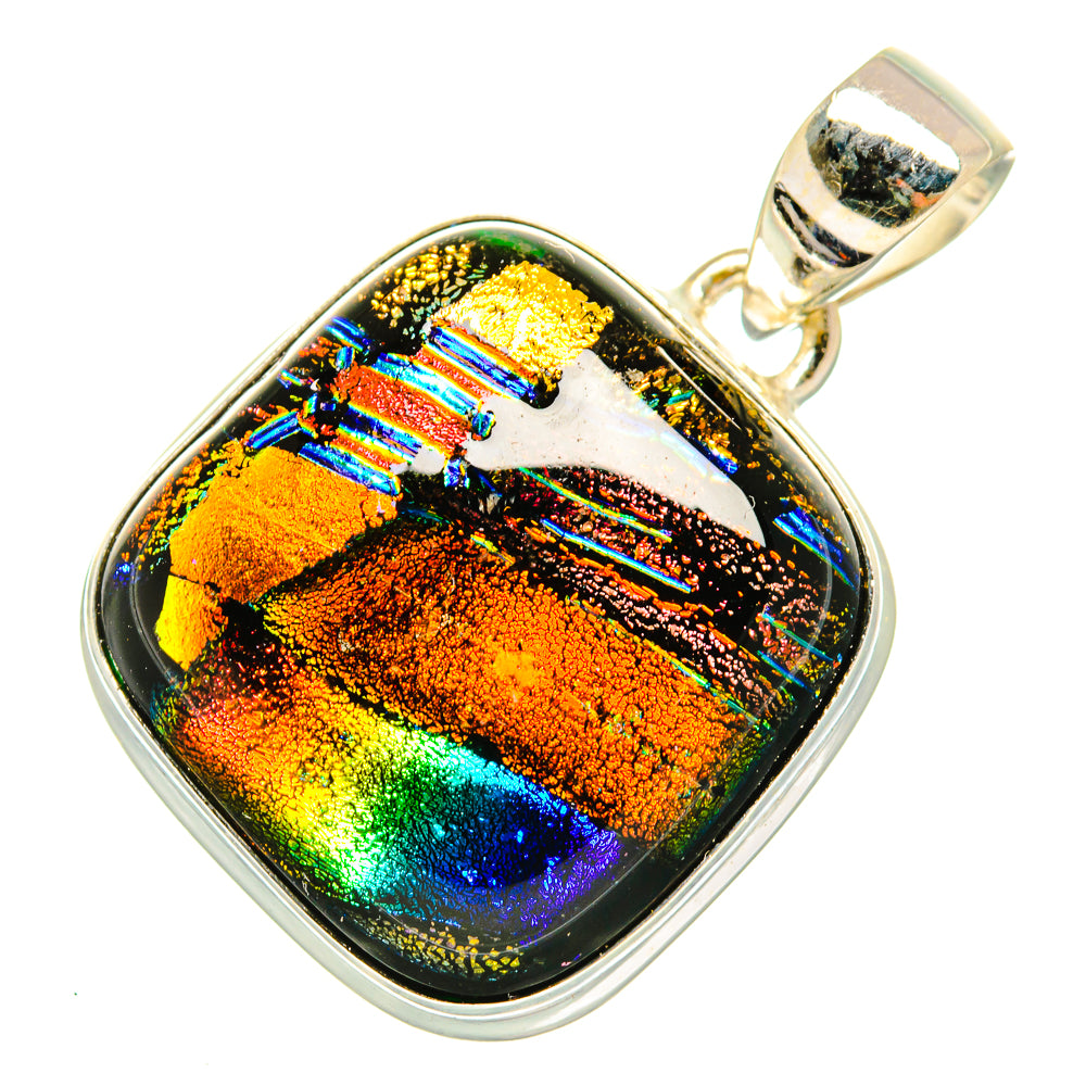 Dichroic Glass Pendants handcrafted by Ana Silver Co - PD9889