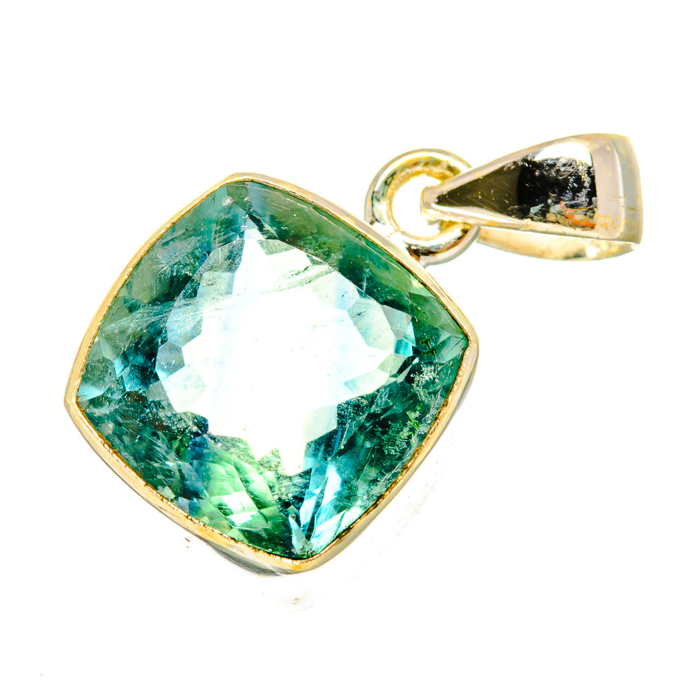 Green Fluorite Pendants handcrafted by Ana Silver Co - PD9892