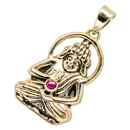 Ruby Pendants handcrafted by Ana Silver Co - PD9895