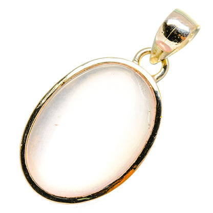 Rose Quartz Pendants handcrafted by Ana Silver Co - PD9898