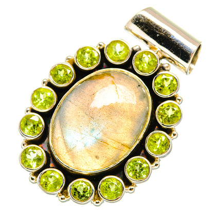 Labradorite Pendants handcrafted by Ana Silver Co - PD9913