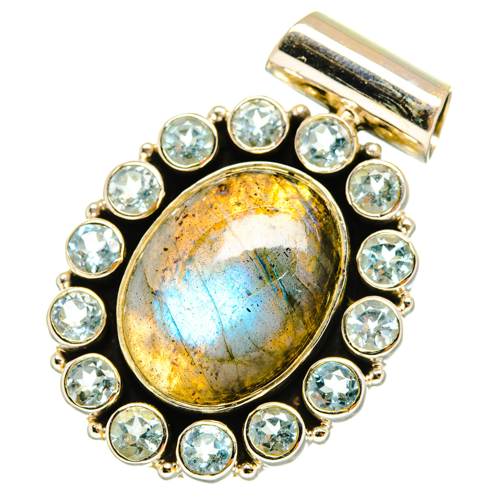 Labradorite Pendants handcrafted by Ana Silver Co - PD9916
