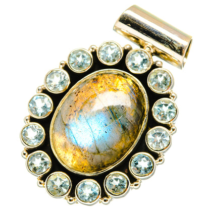 Labradorite Pendants handcrafted by Ana Silver Co - PD9916