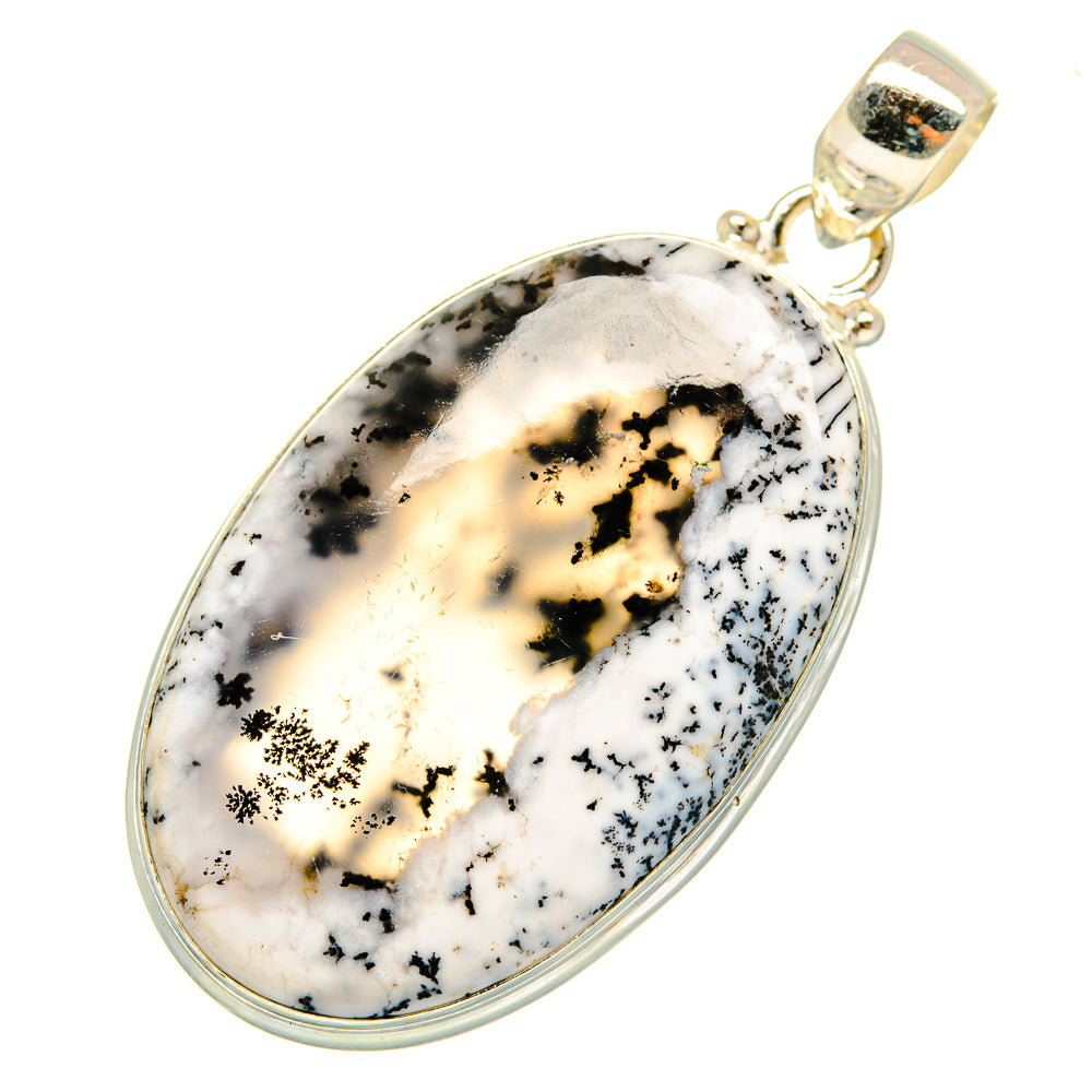 Dendritic Opal Pendants handcrafted by Ana Silver Co - PD9919