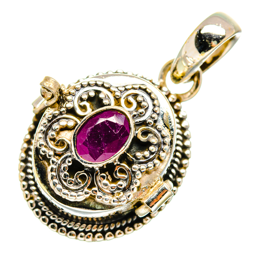 Ruby Pendants handcrafted by Ana Silver Co - PD9943