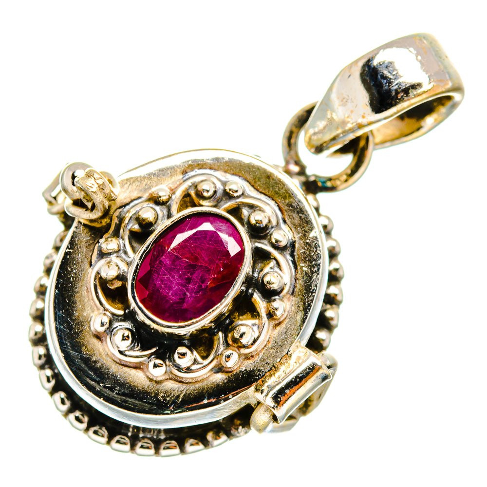 Ruby Pendants handcrafted by Ana Silver Co - PD9945