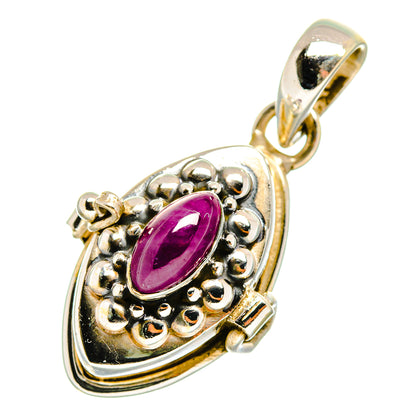 Ruby Pendants handcrafted by Ana Silver Co - PD9948