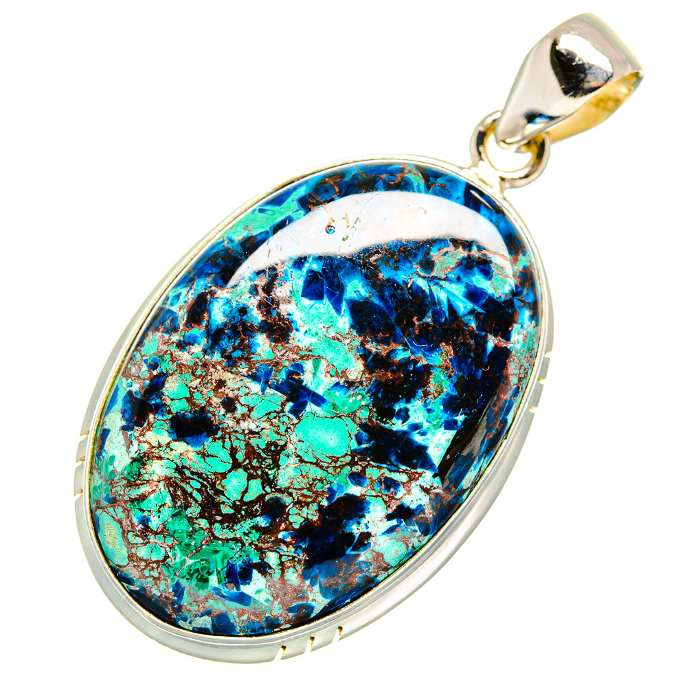 Shattuckite Pendants handcrafted by Ana Silver Co - PD9957
