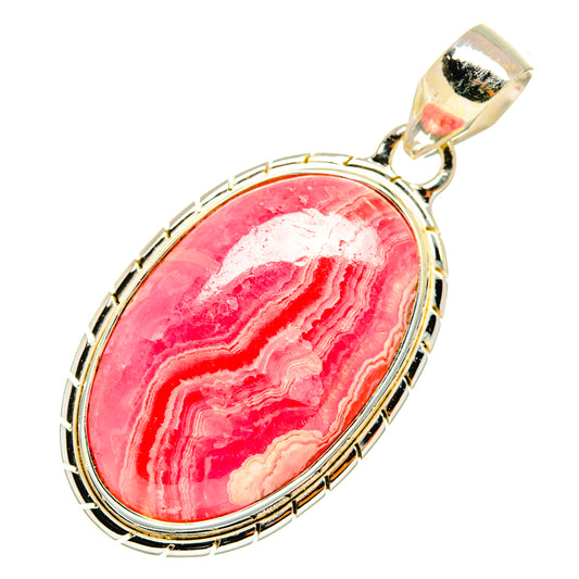 Rhodochrosite Pendants handcrafted by Ana Silver Co - PD9971