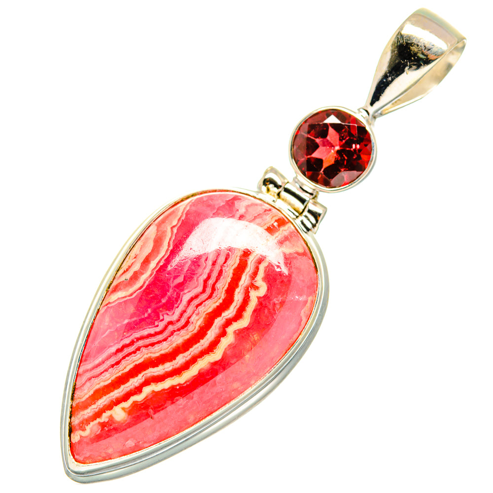 Rhodochrosite Pendants handcrafted by Ana Silver Co - PD9978