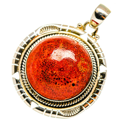 Sponge Coral Pendants handcrafted by Ana Silver Co - PD9980