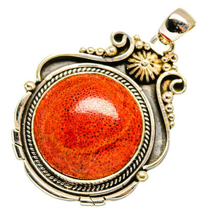 Sponge Coral Pendants handcrafted by Ana Silver Co - PD9983