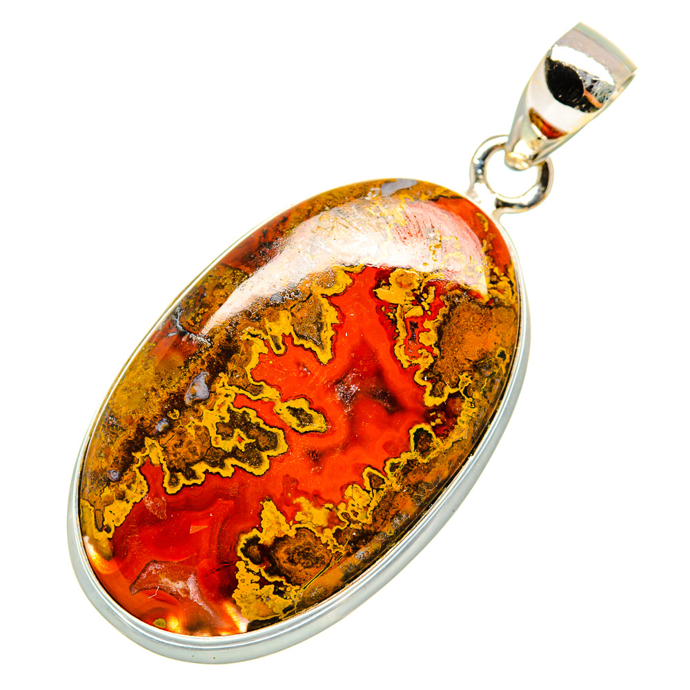 Moroccan Agate Pendants handcrafted by Ana Silver Co - PD9985