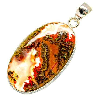 Moroccan Agate Pendants handcrafted by Ana Silver Co - PD9988