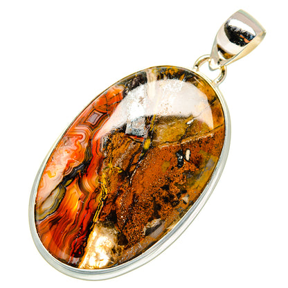 Moroccan Agate Pendants handcrafted by Ana Silver Co - PD9989