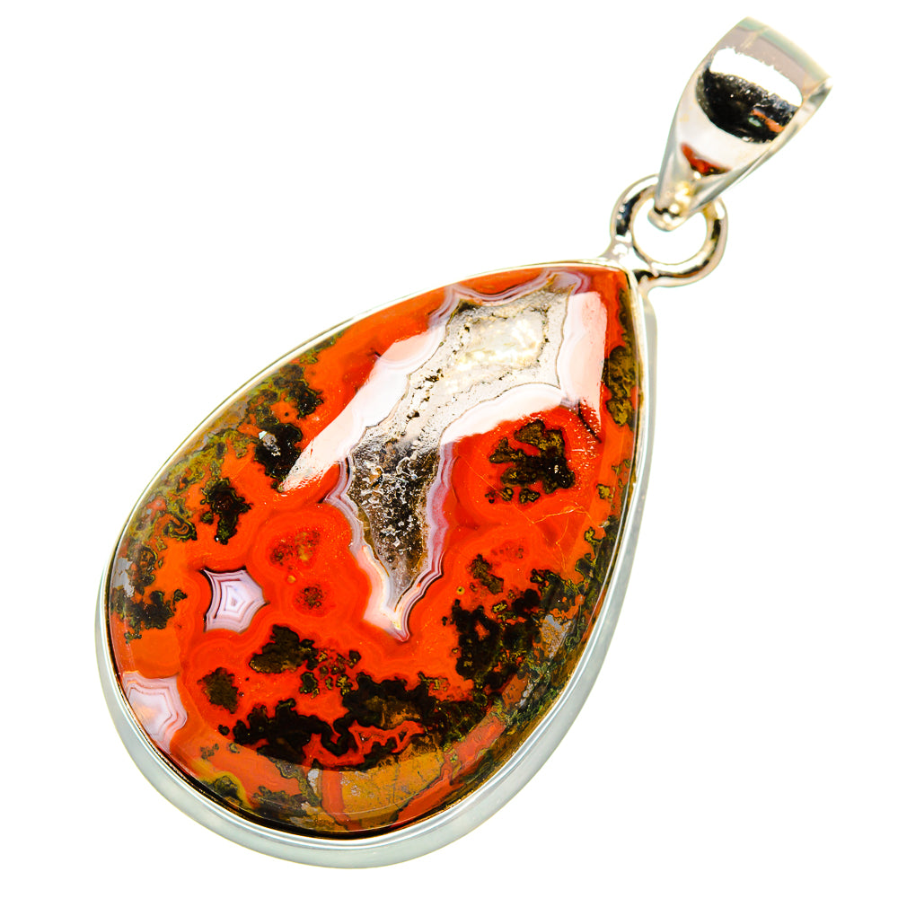 Moroccan Agate Pendants handcrafted by Ana Silver Co - PD9994