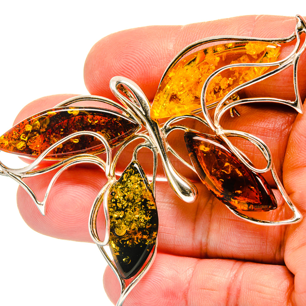 Baltic Amber Pendants handcrafted by Ana Silver Co - PINS-pd3365