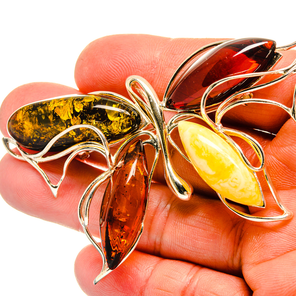 Baltic Amber Pendants handcrafted by Ana Silver Co - PINS-pd3367