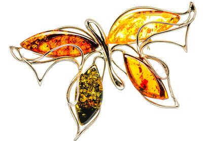 Baltic Amber Pendants handcrafted by Ana Silver Co - PINS-pd3365 - Photo 2