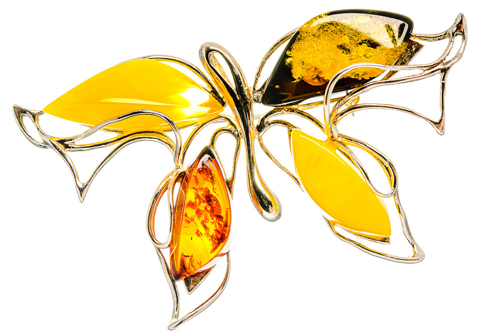 Baltic Amber Pendants handcrafted by Ana Silver Co - PINS-pd3366 - Photo 2