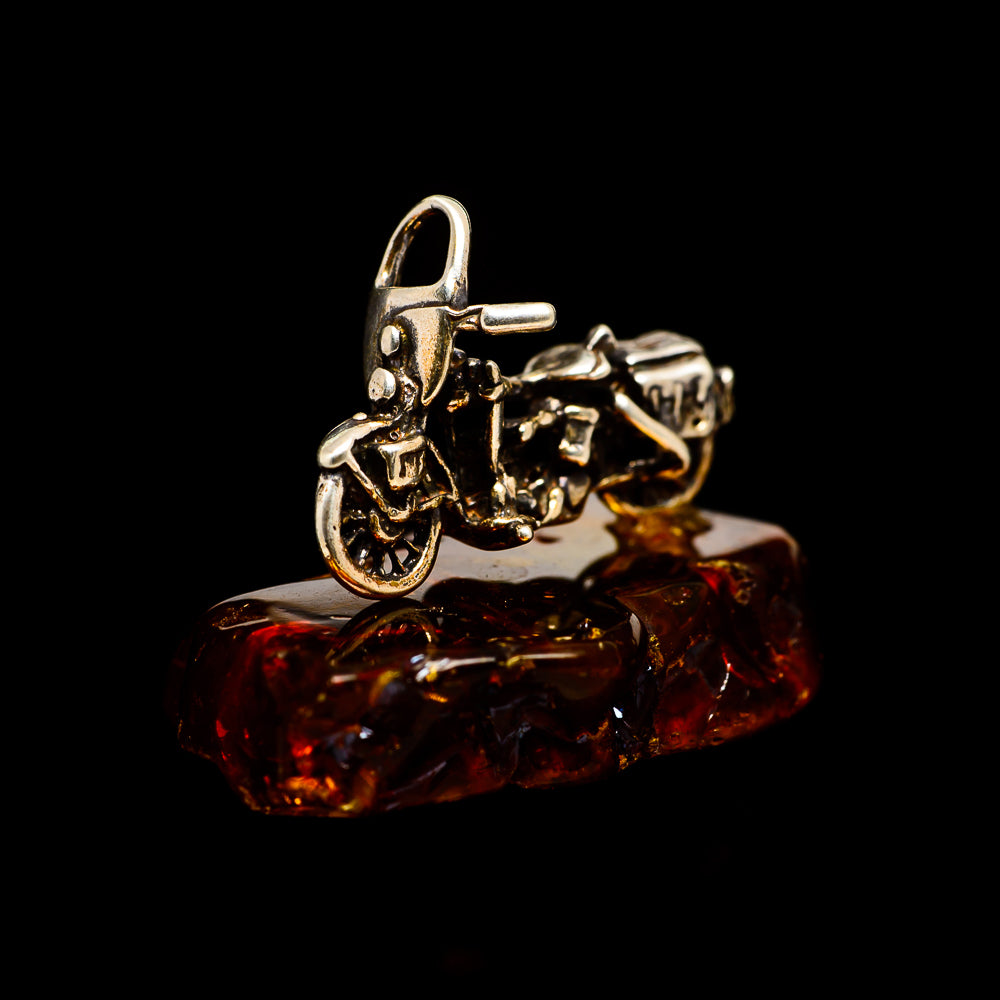 Baltic Amber Charms handcrafted by Ana Silver Co - PW1007