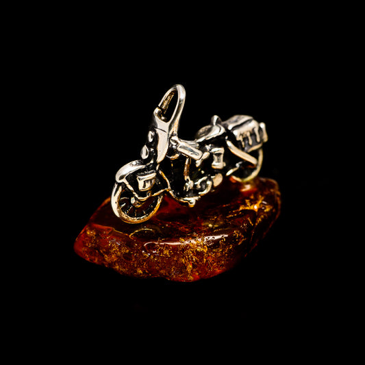 Baltic Amber Charms handcrafted by Ana Silver Co - PW1018