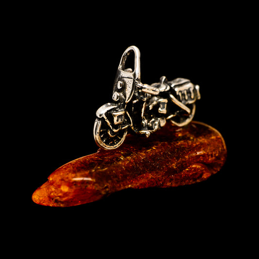 Baltic Amber Charms handcrafted by Ana Silver Co - PW1019