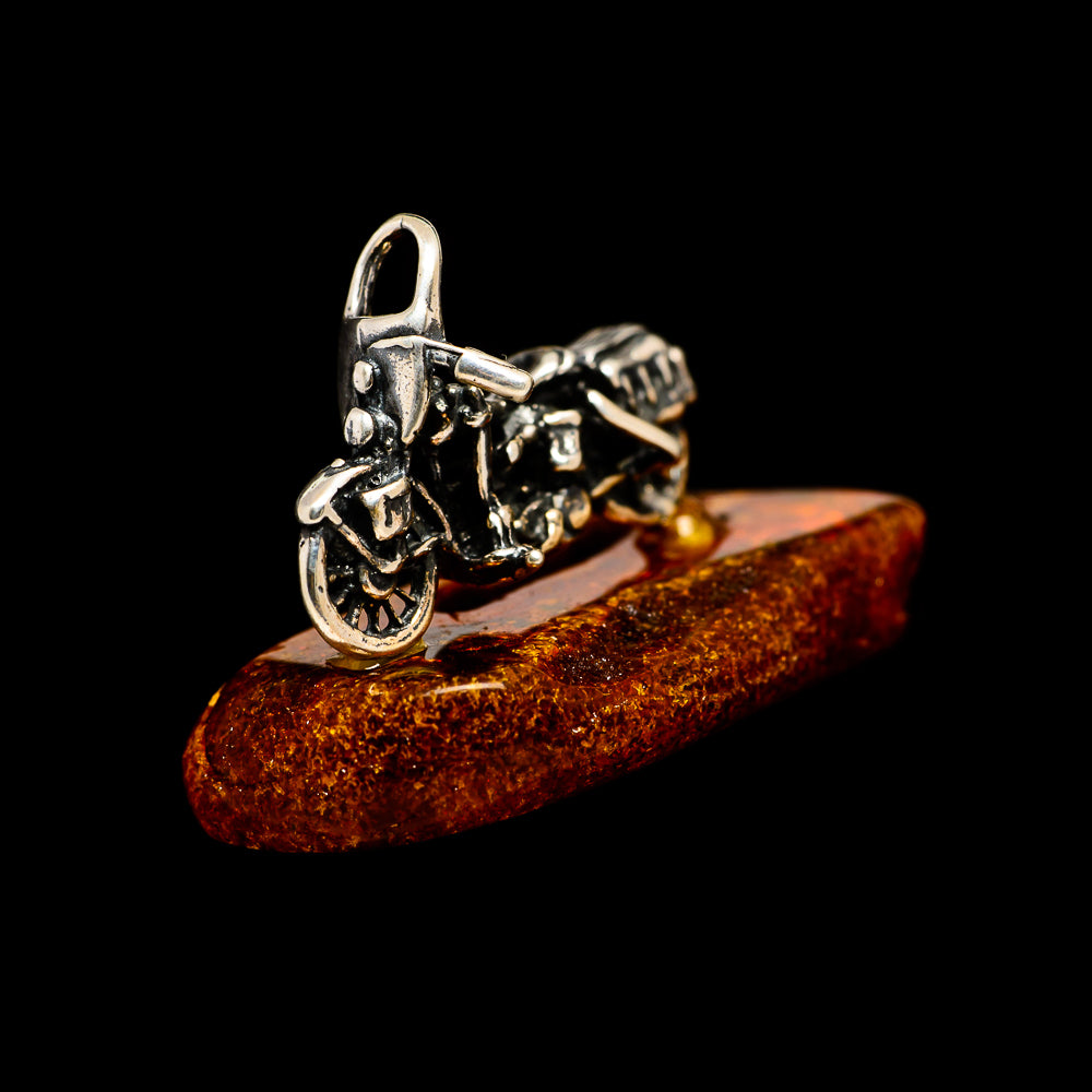 Baltic Amber Charms handcrafted by Ana Silver Co - PW1020