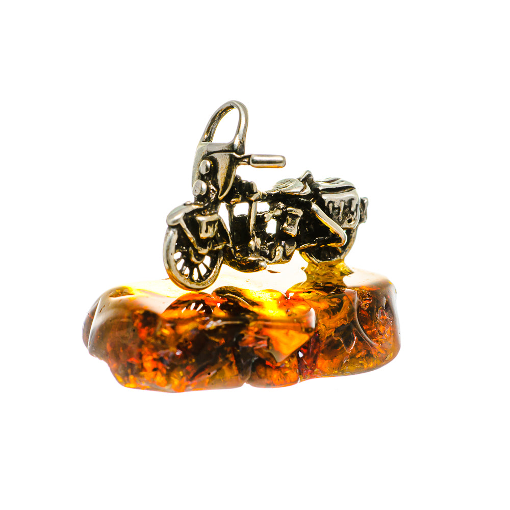 Baltic Amber Charms handcrafted by Ana Silver Co - PW1007