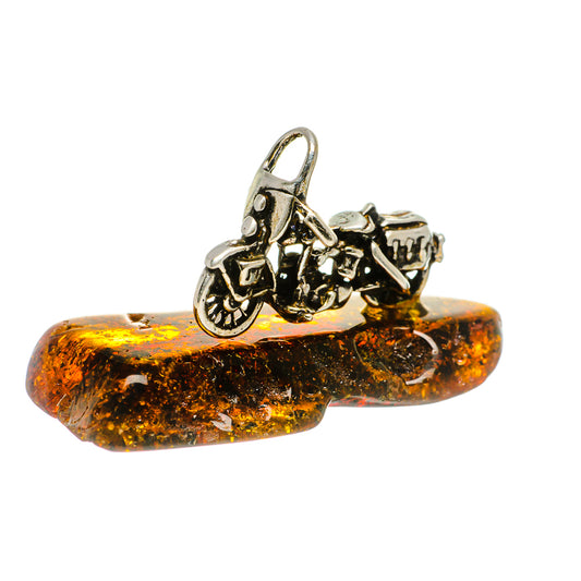 Baltic Amber Charms handcrafted by Ana Silver Co - PW1015