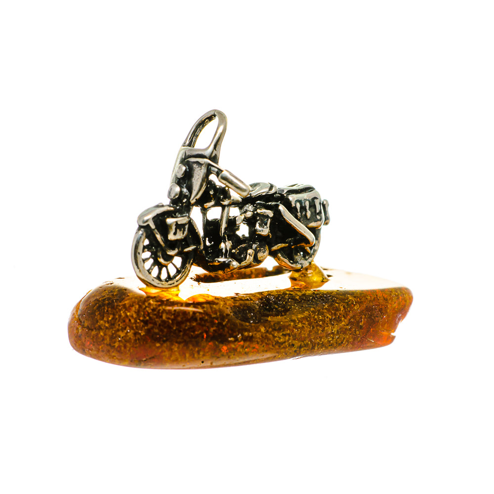 Baltic Amber Charms handcrafted by Ana Silver Co - PW1020