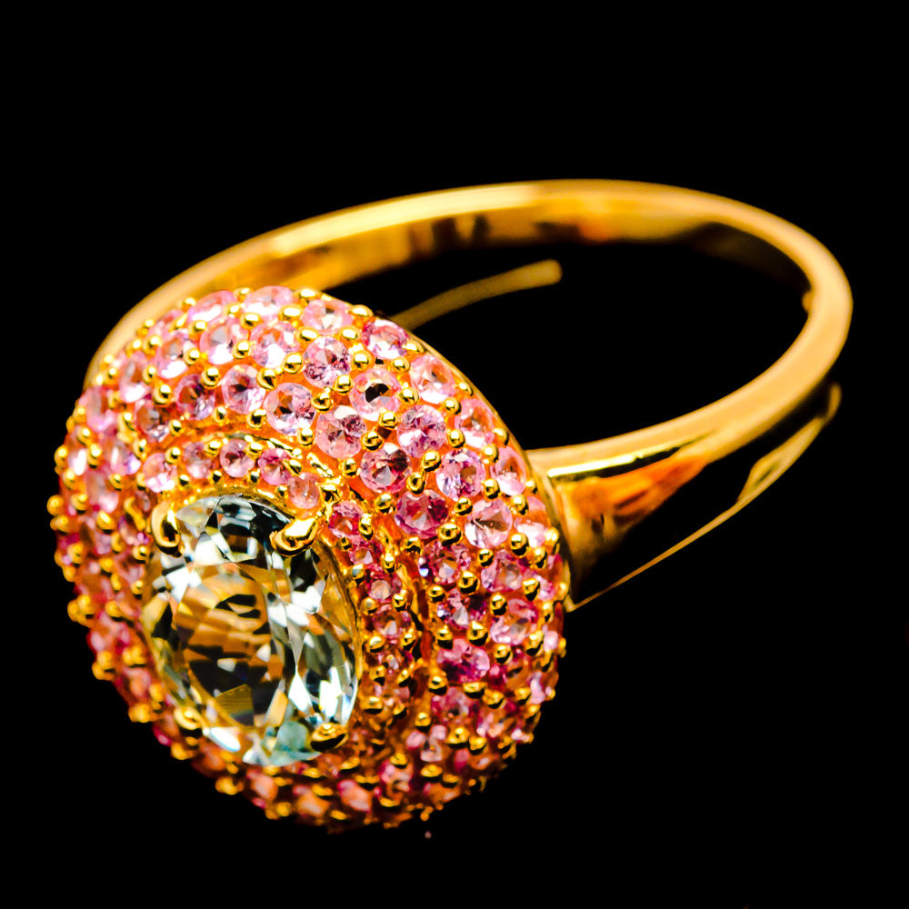 Aquamarine Rings handcrafted by Ana Silver Co - R0596-AQM
