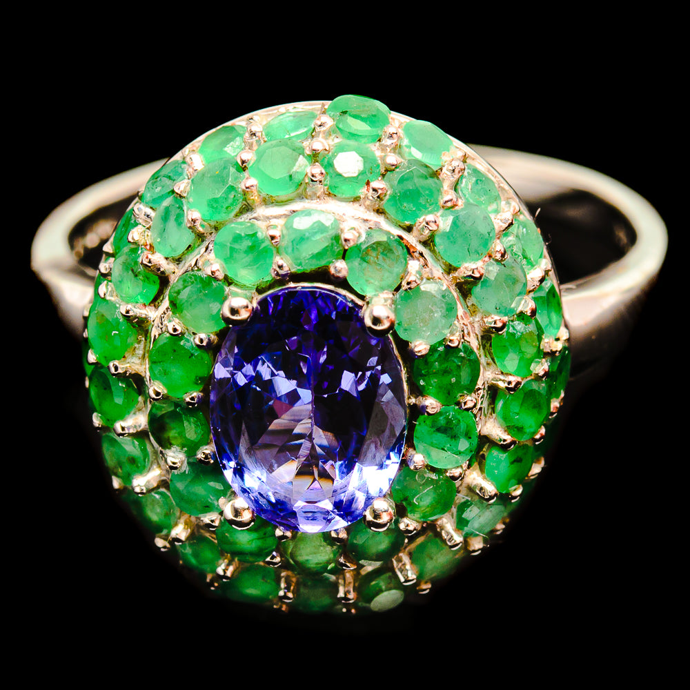 Tanzanite Rings handcrafted by Ana Silver Co - R0596-TZ - Photo 2