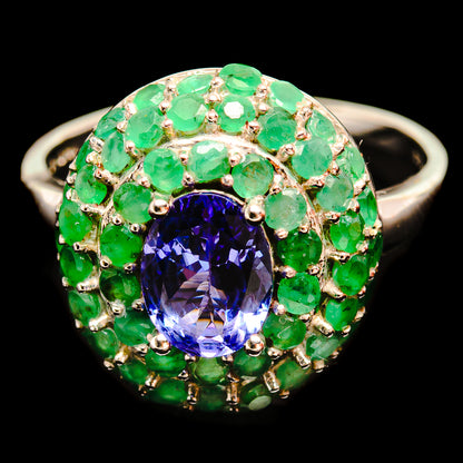 Tanzanite Rings handcrafted by Ana Silver Co - R0596-TZ - Photo 2
