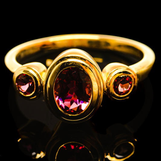 Pink Tourmaline Rings handcrafted by Ana Silver Co - R0917-PTOUR - Photo 2