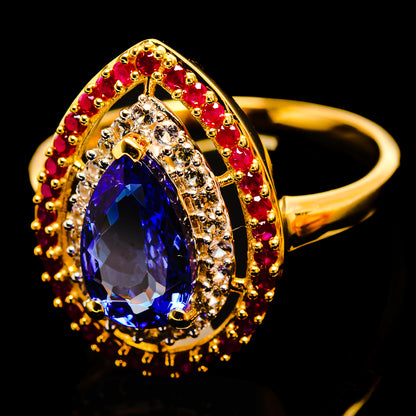 Tanzanite Rings handcrafted by Ana Silver Co - R16056-TZ